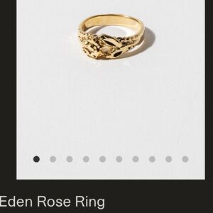 Gold Plated Eden Rose Ring size 5